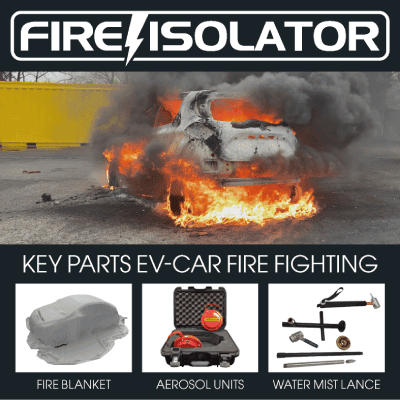 Key Parts EV_car Fire Fighting